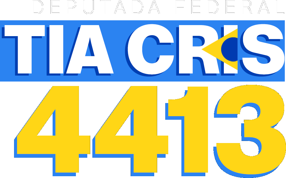 Logo da campanha Tia Cris — Deputada Federal 4413